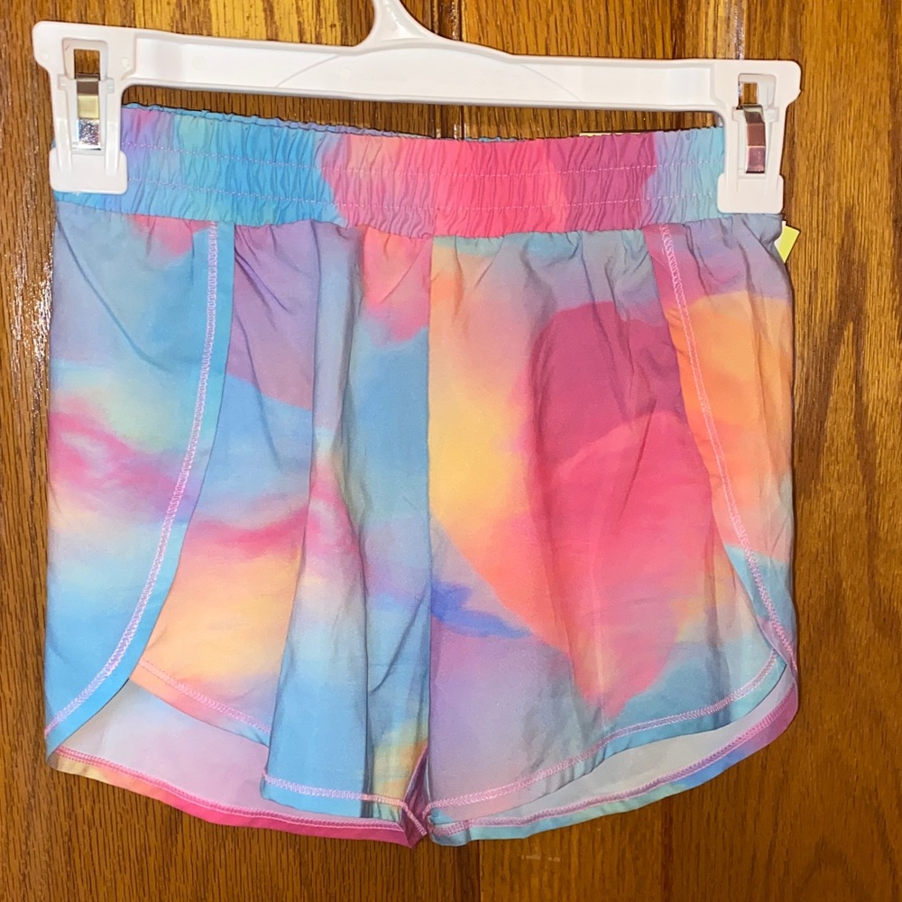 All in Motion Kids Tie-Dye Shorts - Pink, Blue, Yellow